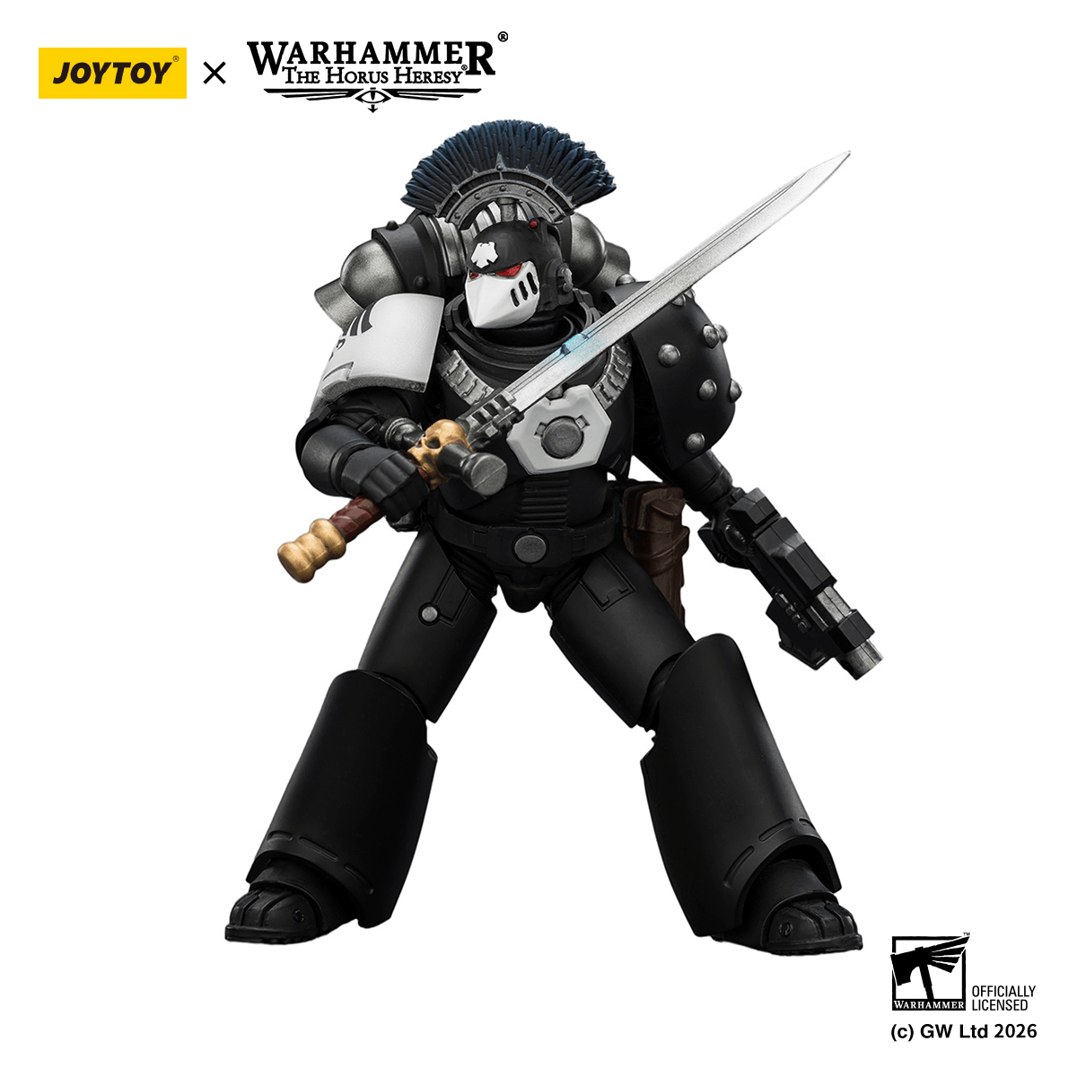 Raven Guard MkVI Tactical Sergeant with Power Sword, Bolter and Plasma Pistol | 6927054403950