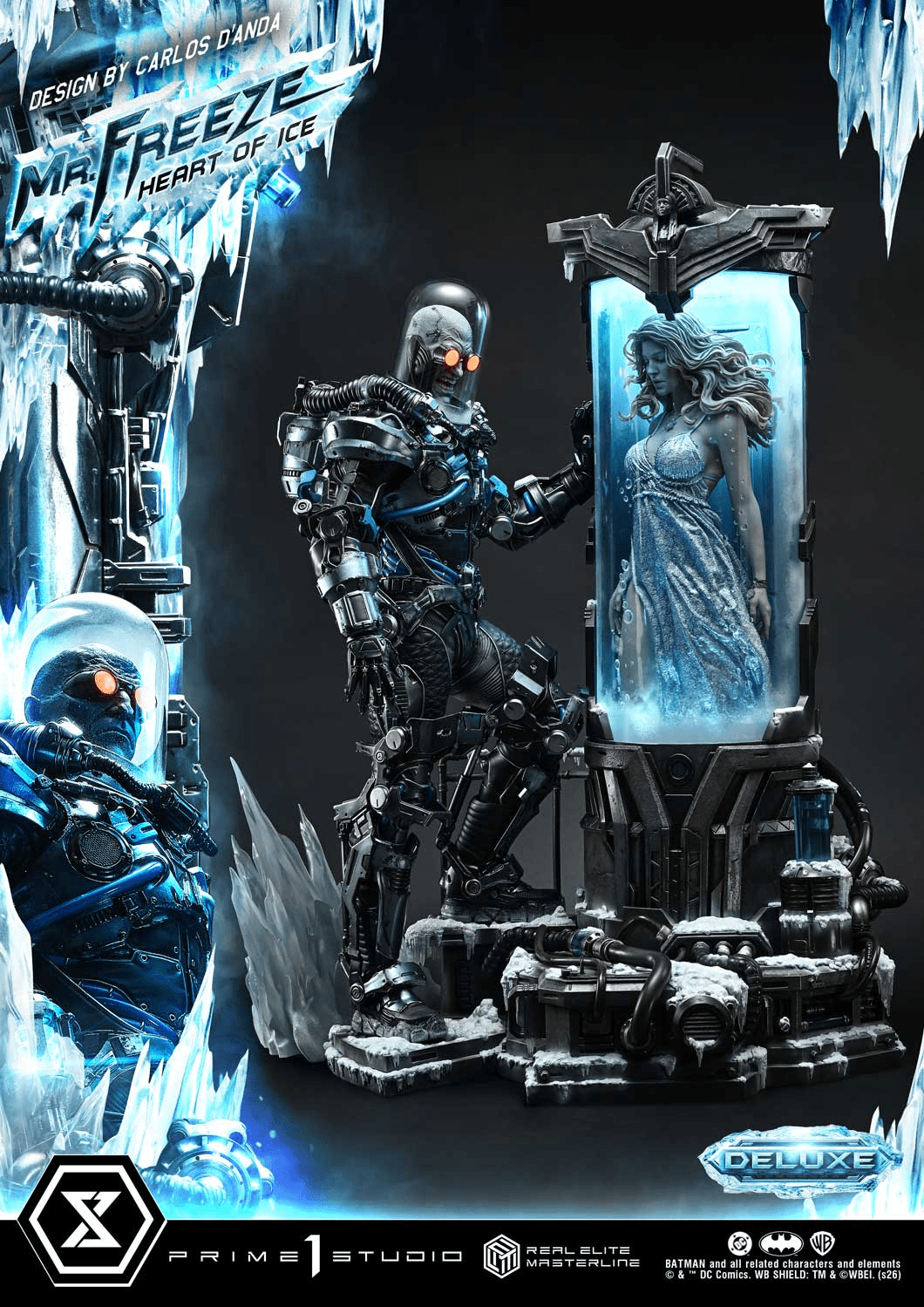 Real Elite Masterline Batman (Comics) Mr. Freeze Heart of Ice (Design by Carlos D'Anda) Deluxe Version