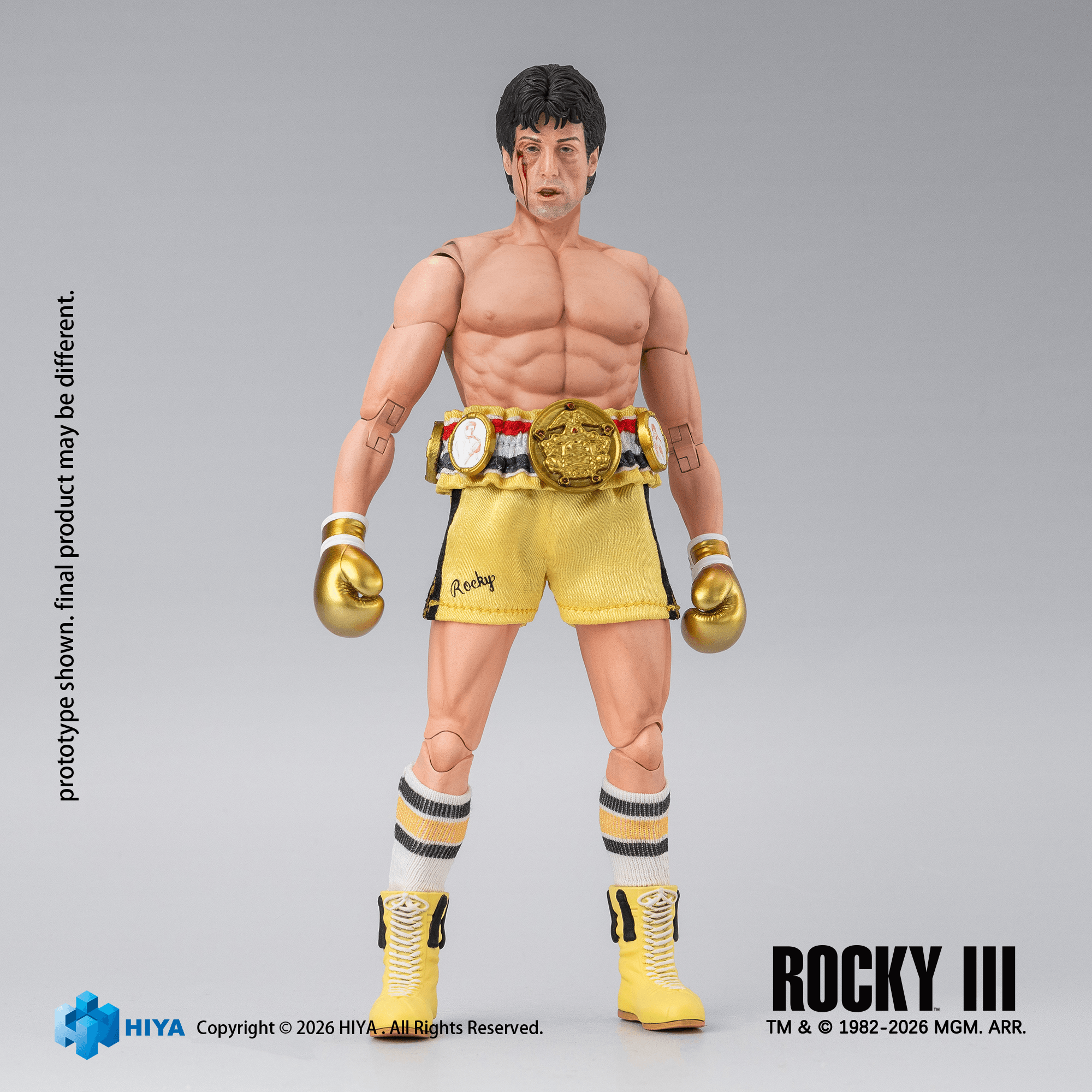 Exquisite Super Series 1/12 Scale 6.3 Inch Rocky III Rocky Boxer Version Action Figure | 6957534205125
