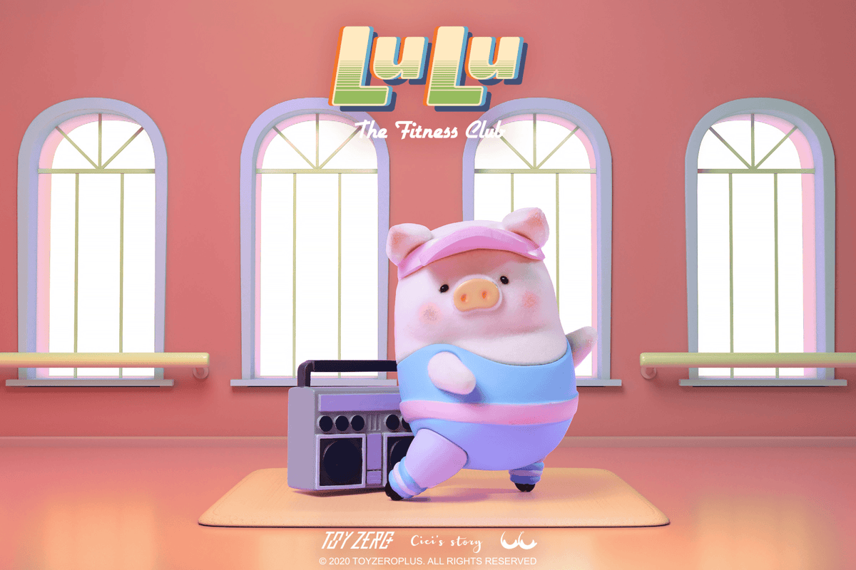 LuLu the Piggy - Fitness Club Series (Blind Box) (Box of 8)
