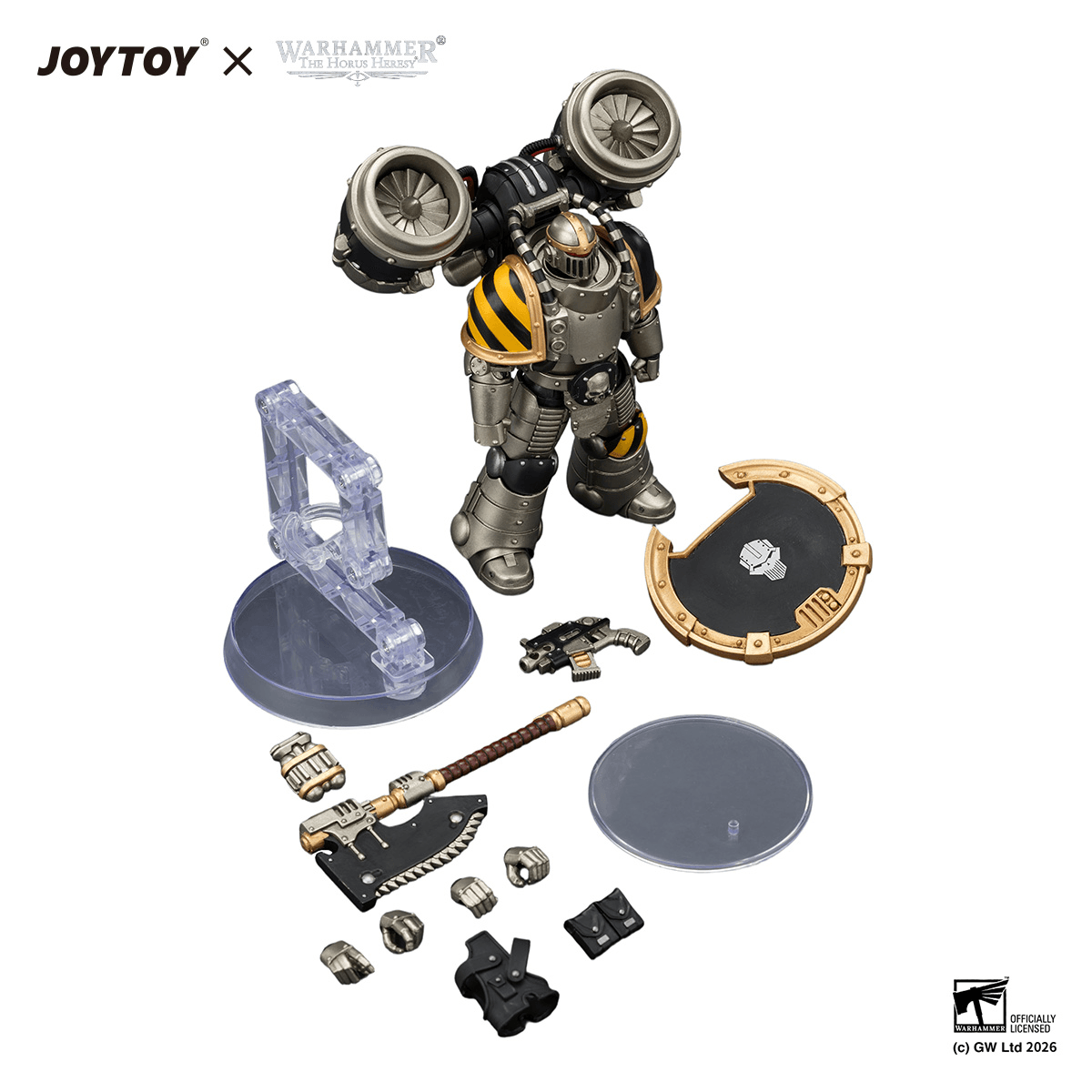 Iron Warriors MkII Assault Legionary1 with Bolt pistol, Chain axe &amp; Combat shield | 6927054404490