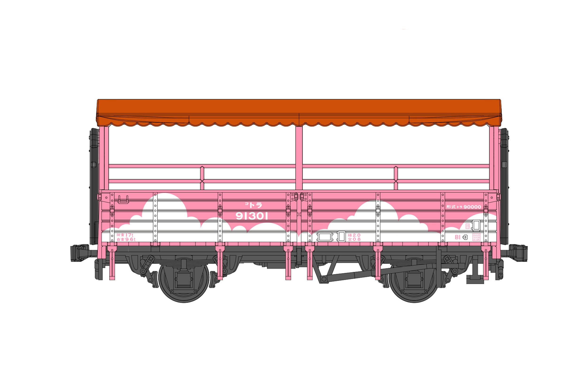 trolley train(MärchenPink Painting) | 4582362389550