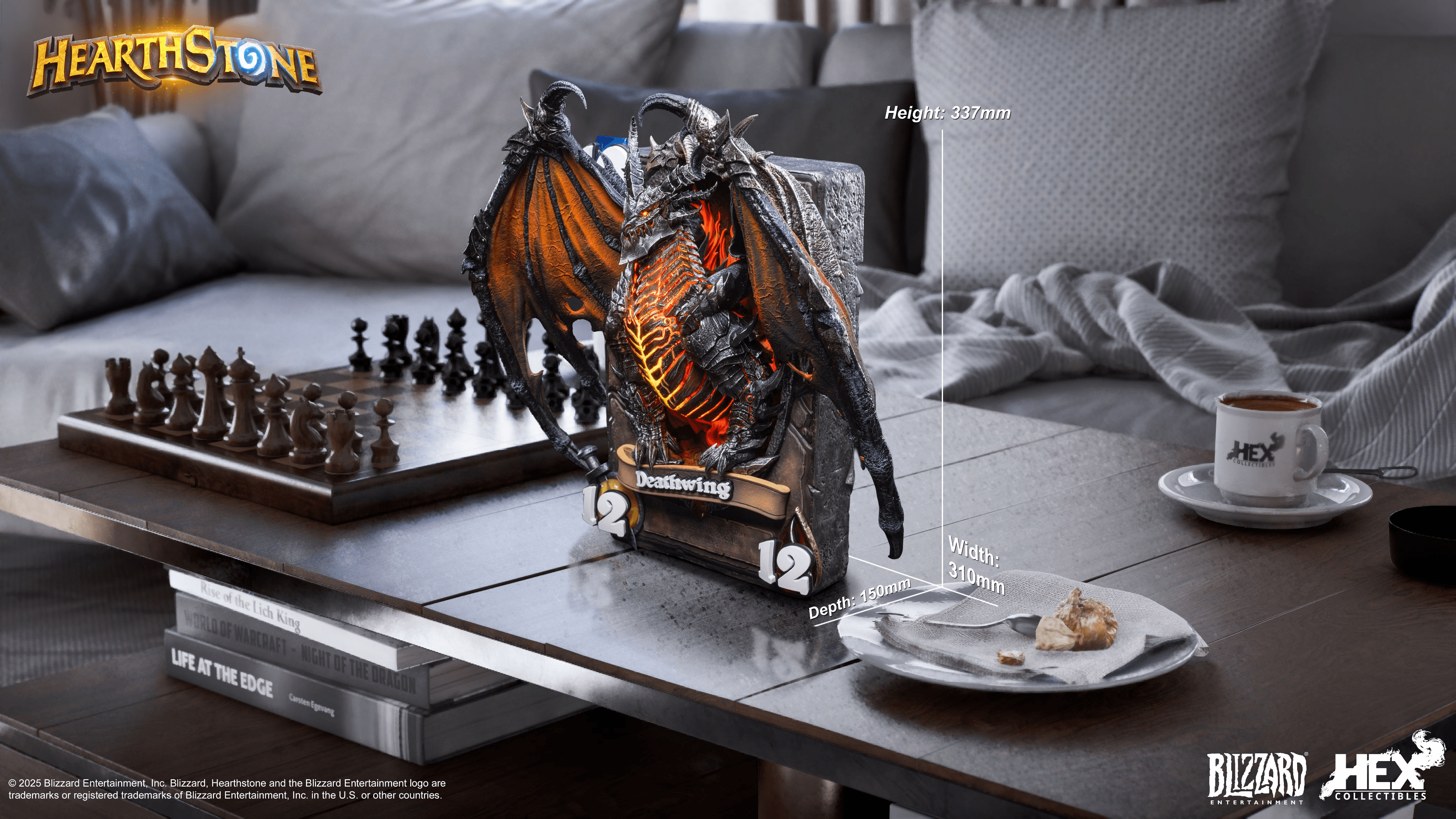 Blizzard Hearthstone® Deathwing Art Statue