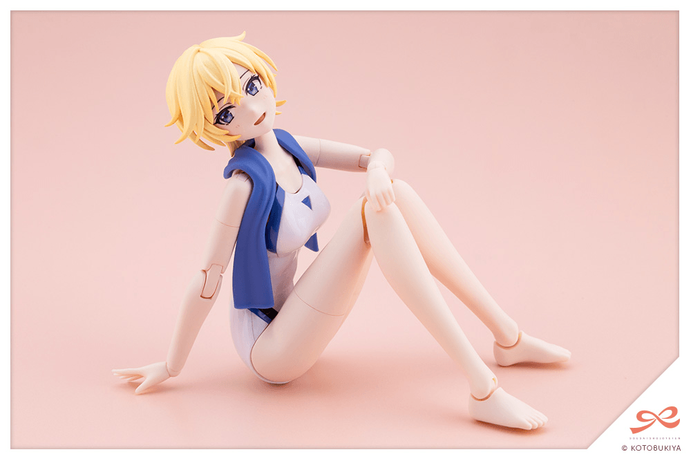RUI SAOTOME【TOUOU HIGH SCHOOL COMPETITIVE SWIMSUIT】DREAMING STYLE WHITE DOLPHIN | 4934054087891