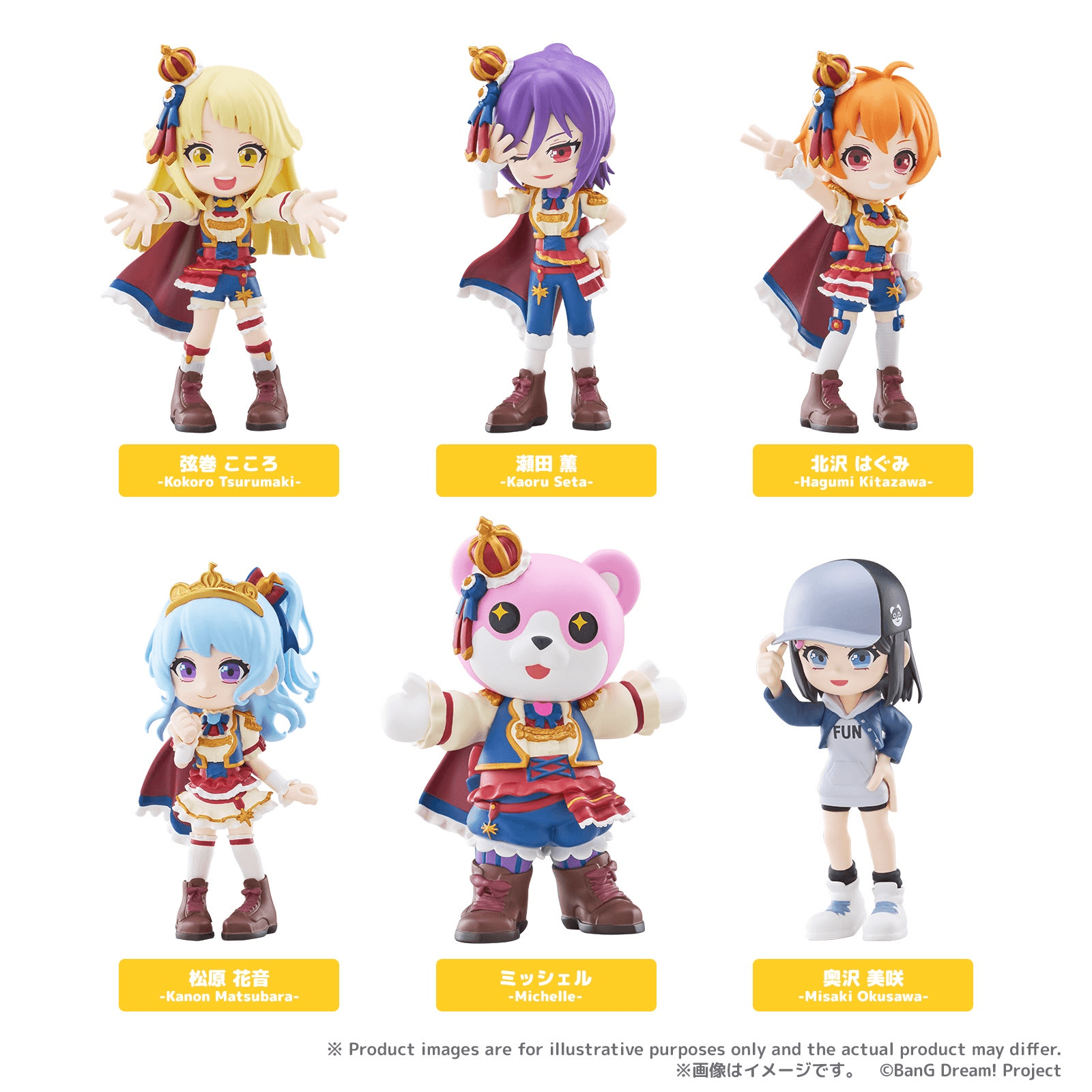 PalVerse BanG Dream! Hello, Happy World! (Set of 6 figures)