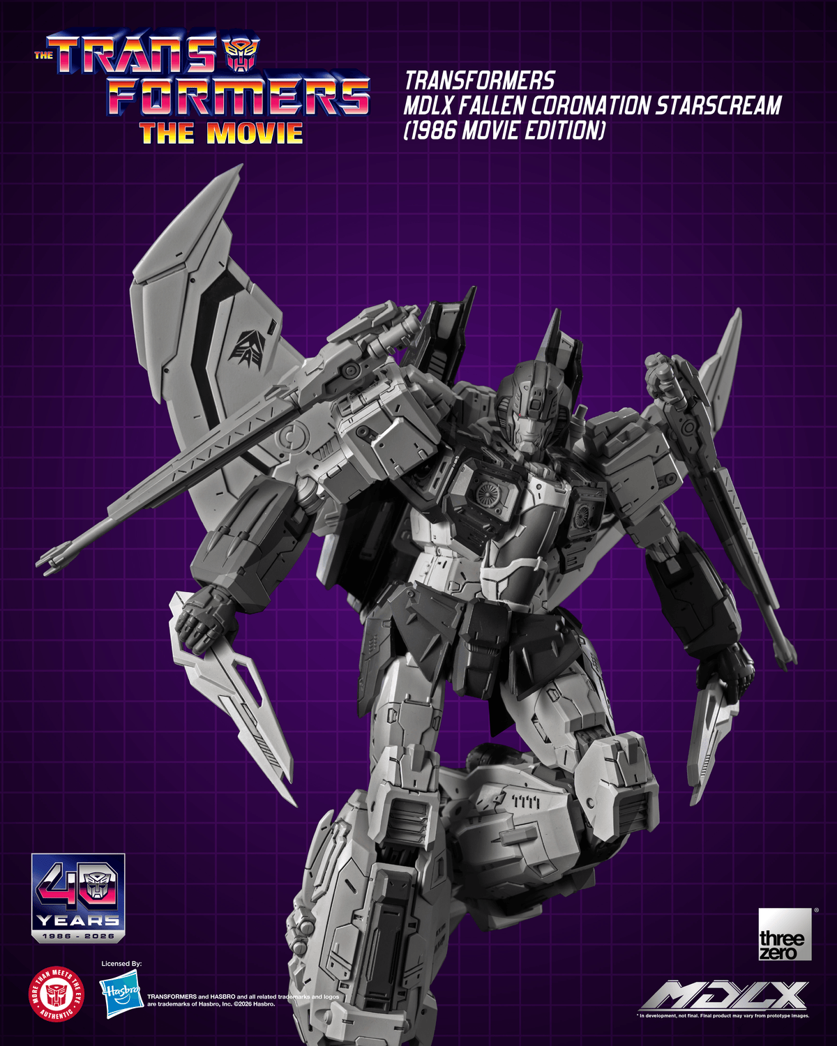 Transformers MDLX Fallen Coronation Starscream (1986 Movie Edition)