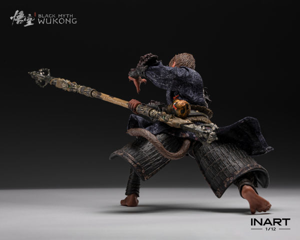 Queen Studios Black Myth: Wukong 1/12 Scale Action Figure - The Destined One in the Bronze Armor Set - Deluxe Version
