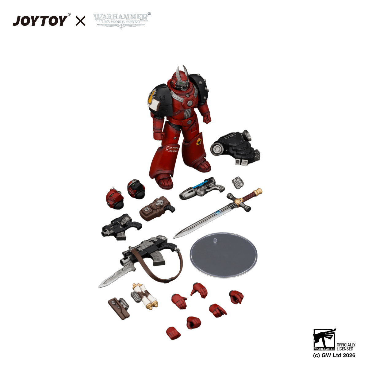 Word Bearers MkVI Tactical Sergeant with Power Sword and Plasma Pistol