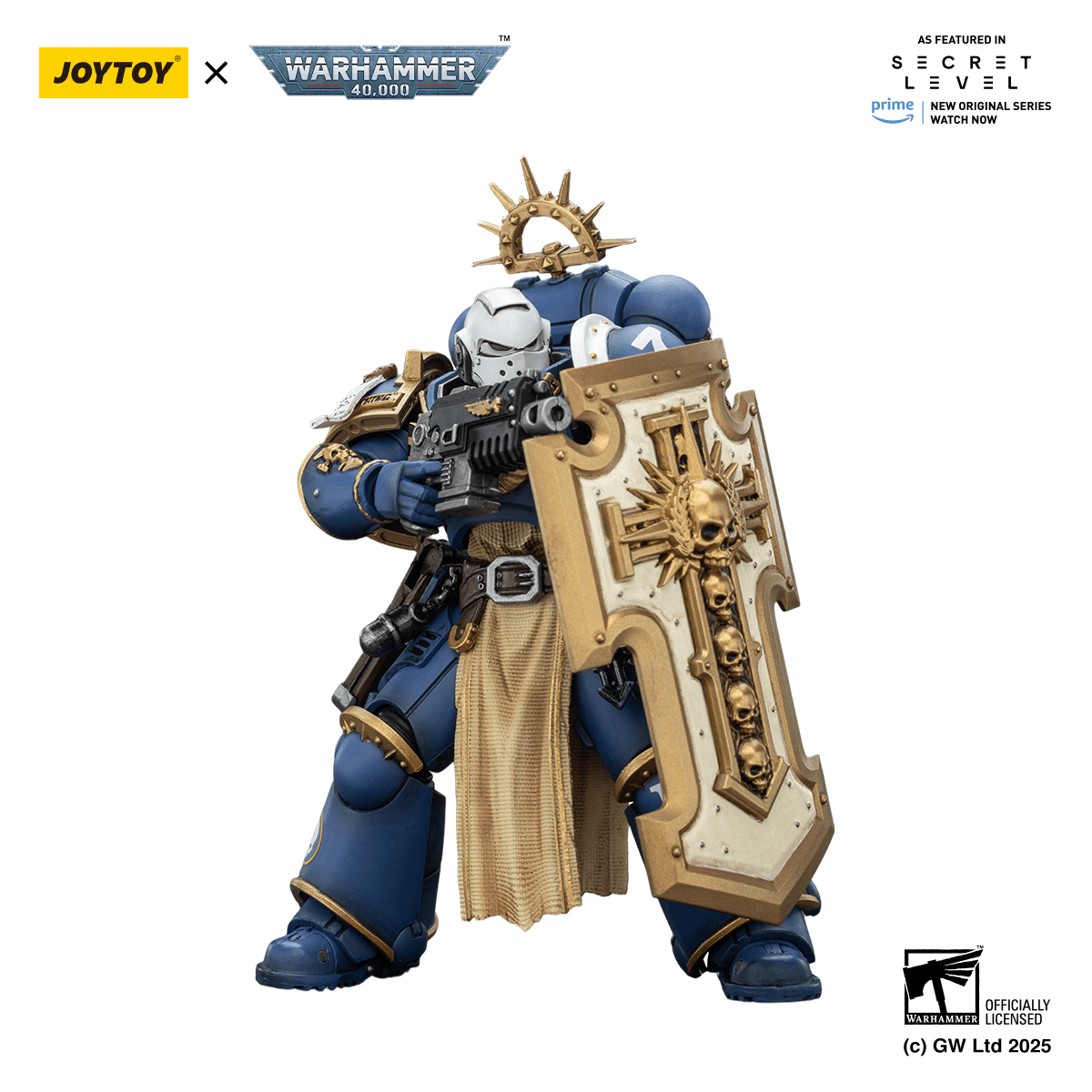Ultramarines Levantus with Power Sword, Stormshield and Bolt Pistol | 6927054402793