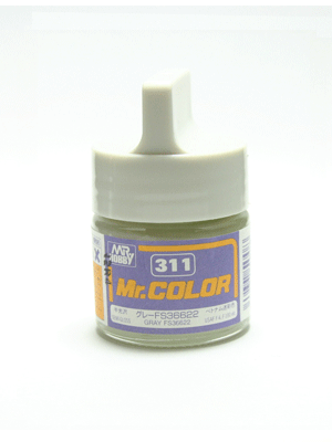 Mr Hobby Mr. Color 311 - Gray FS36622 (Semi-Gloss/Aircraft) | 4973028635973