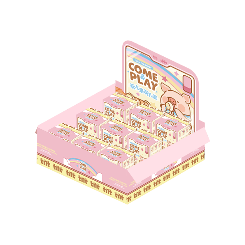TNTSPACE × LuLu the Piggy Come Play series Plush Pendant (Box of 9)