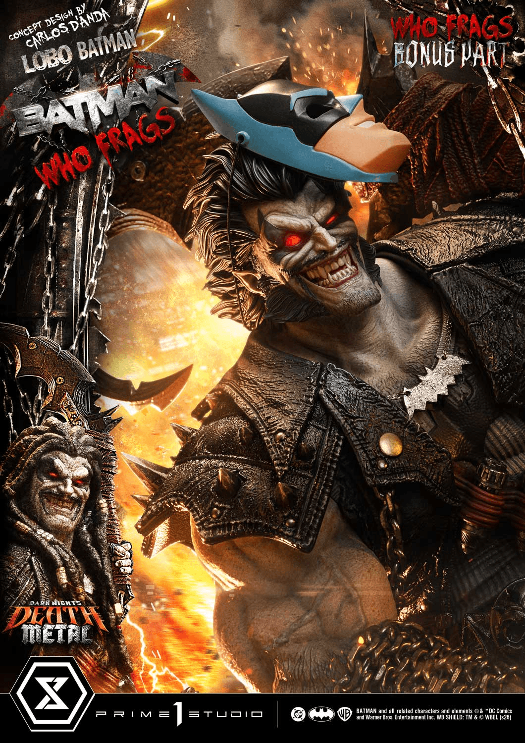 Museum Masterline Dark Nights: Death Metal (Comics) Lobo Batman: Batman Who Frags (Concept design by Carlos D'Anda) DX Bonus Version