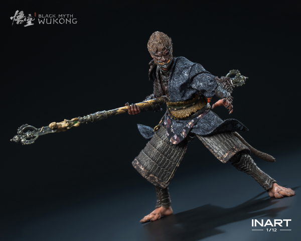 Queen Studios Black Myth: Wukong 1/12 Scale Action Figure - The Destined One in the Bronze Armor Set - Deluxe Version