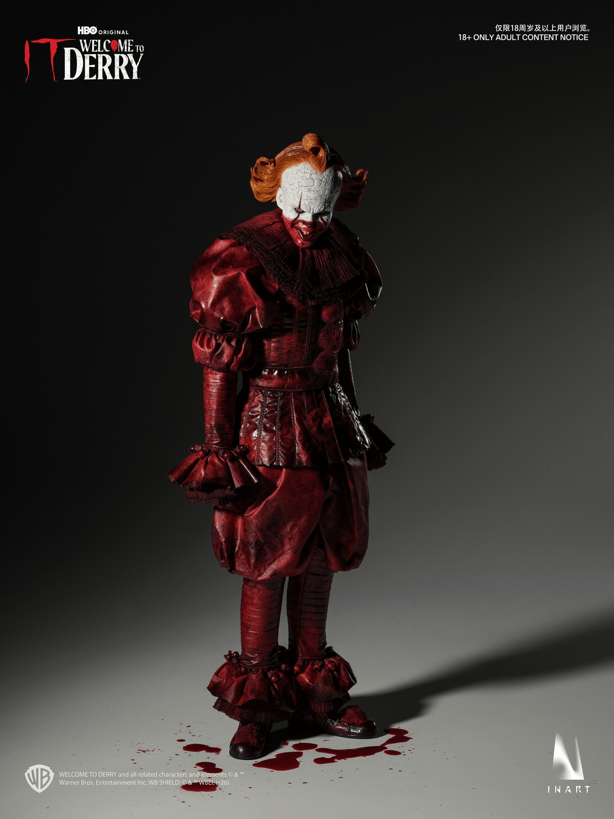 INART - IT: Welcome to Derry Season 1 - Pennywise (Bloody Version) 1/6 Collectible Figure