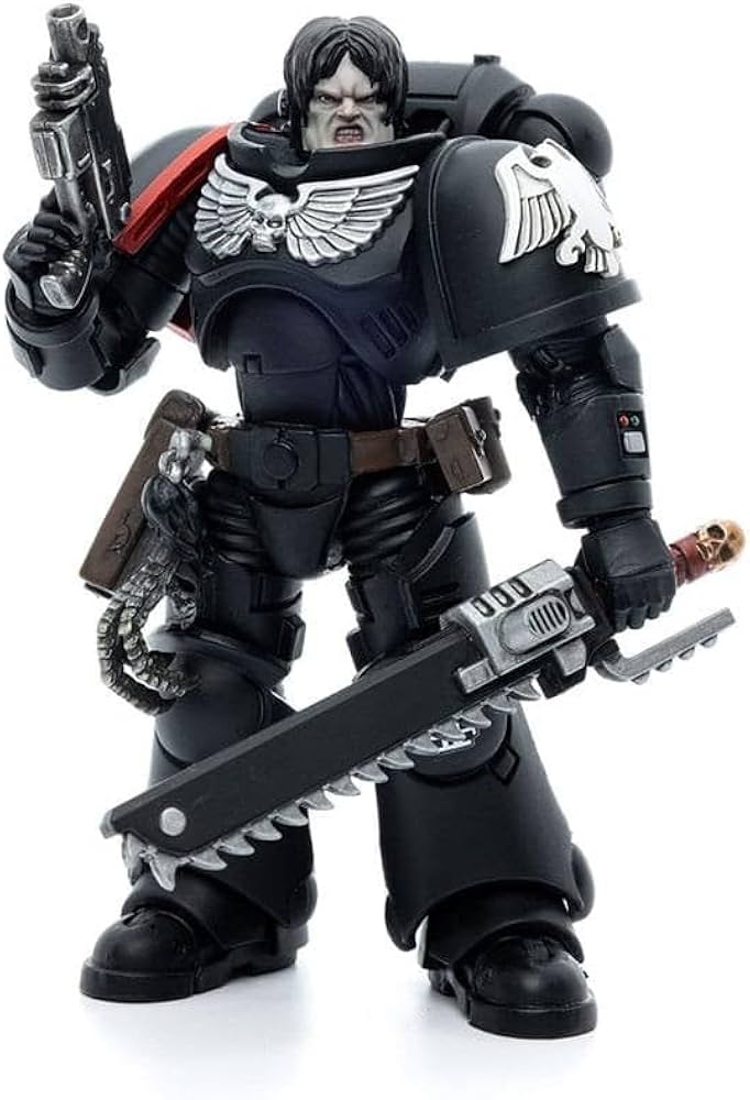 Joy Toy Warhammer 40K-Raven Guard Intercessors Brother Colvane(6973130374591)