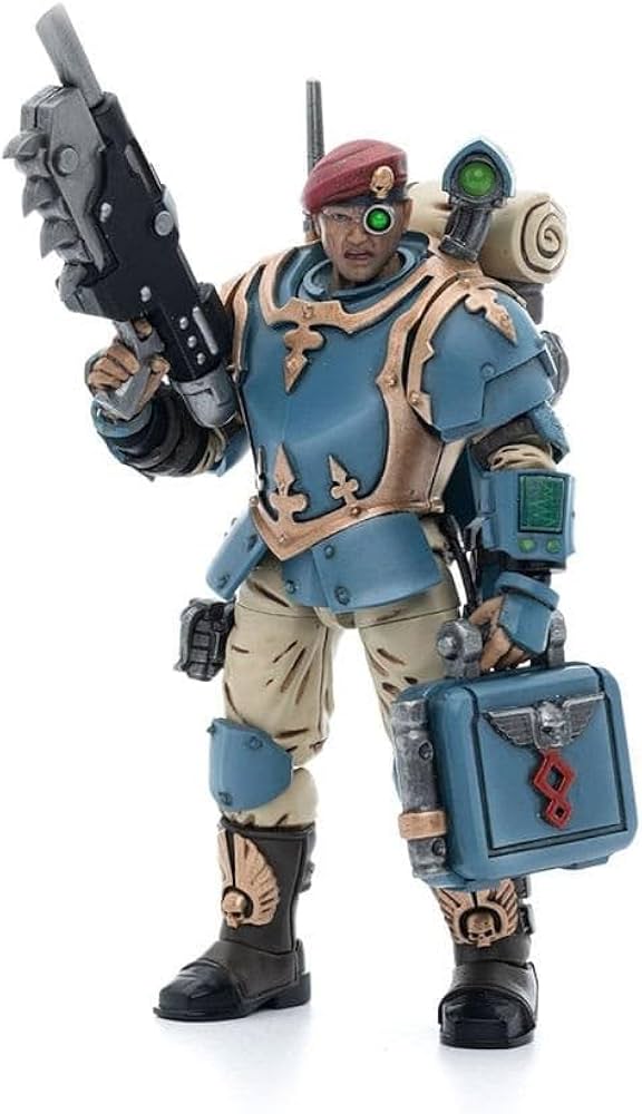 Joy Toy Astra Militarum Tempestus Scions Command Squad 55th Kappic Eagles Medic(6973130375154)