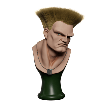 STREET FIGHTER 6 GUILE Soft Dusting Brush）