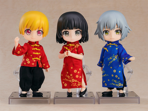 Good Smile Company Nendoroid Doll Outfit Set: Long Length Chinese Outfit (Red)(4580590129313)(4580590129313)