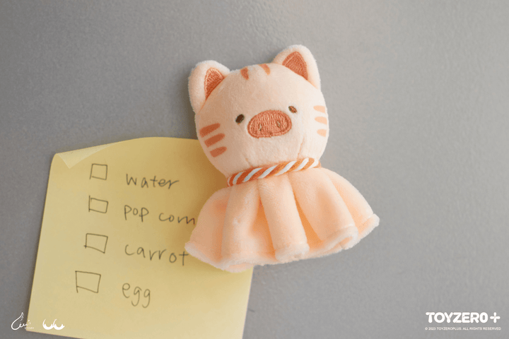 LuLu the Piggy Find Your Way - Kitty Teru Teru Bozu Plush Magnet | 796548919163