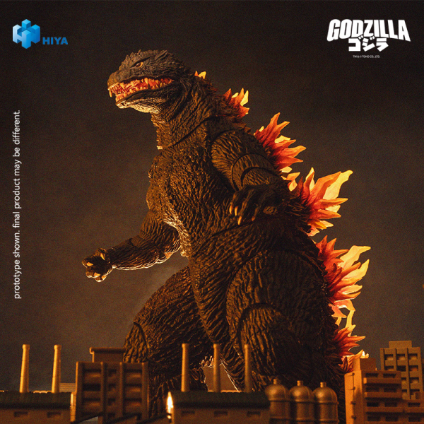 HIYA TOYS Exquisite Basic Series None Scale 7 Inch Godzilla 2000 Heat Ray Godzilla Action Figure(6957534205279)(6957534205279)