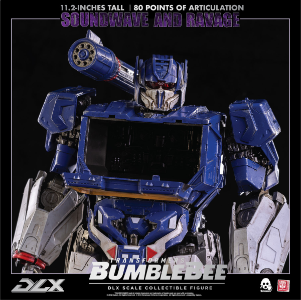 Three Zero Transformers: Bumblebee - DLX Soundwave and Ravage | 4897056202627
