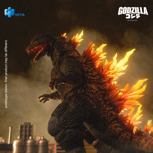 HIYA TOYS Exquisite Basic Series None Scale 7 Inch Godzilla 2000 Heat Ray Godzilla Action Figure(6957534205279)(6957534205279)