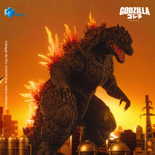 HIYA TOYS Exquisite Basic Series None Scale 7 Inch Godzilla 2000 Heat Ray Godzilla Action Figure(6957534205279)(6957534205279)