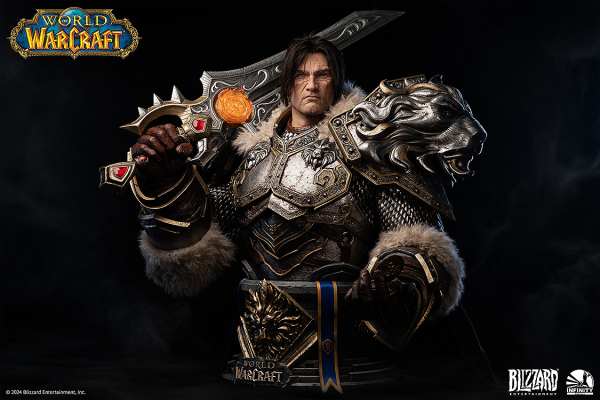 Infinity Studio Infinity Studio X Blizzard Entertainment Varian Wrynn life size bust(6972099322209)(6972099322209)