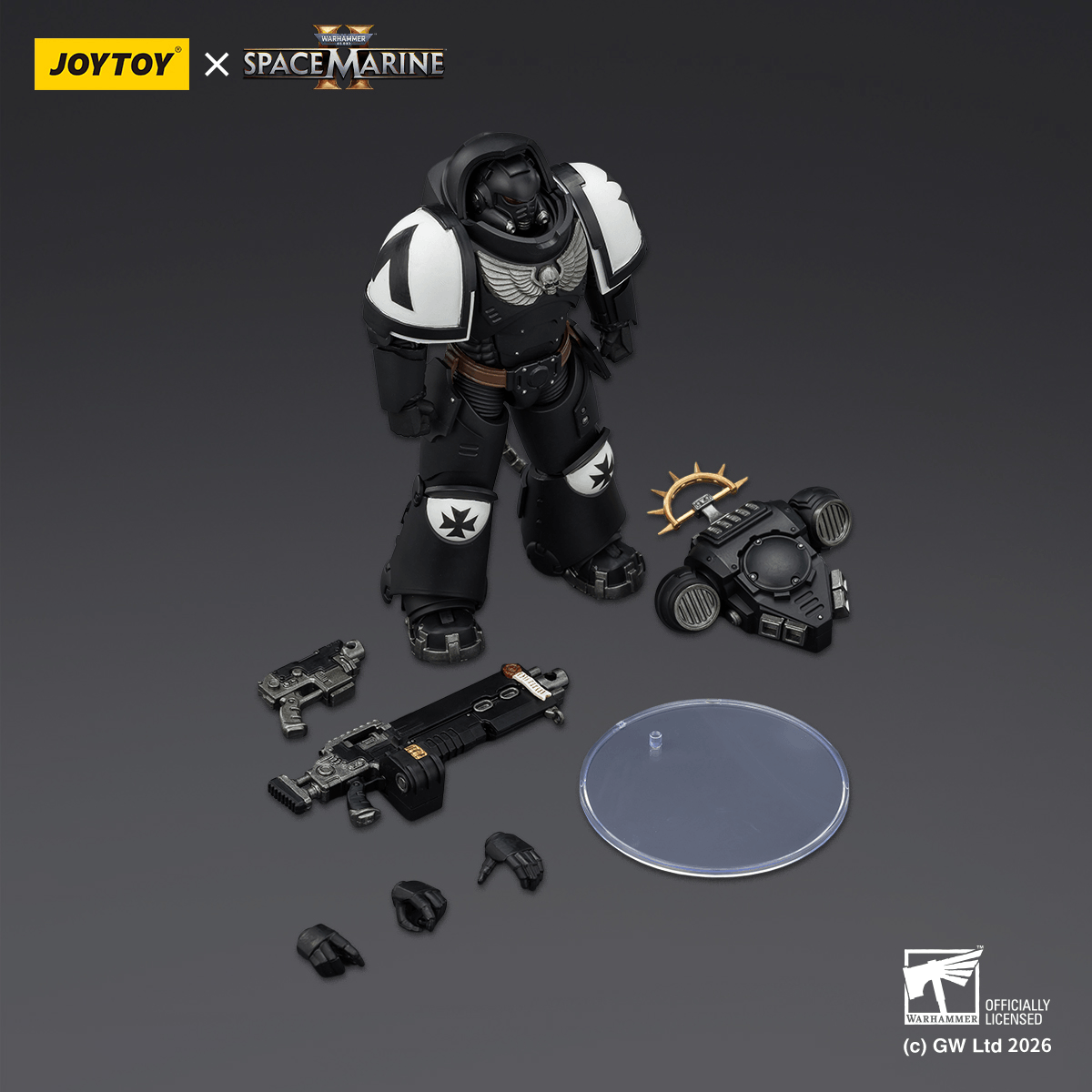 Game Edition Black Templars Heavy Intercessor with Heavy Bolt Rifle and Bolt Pistol | 6927054403721