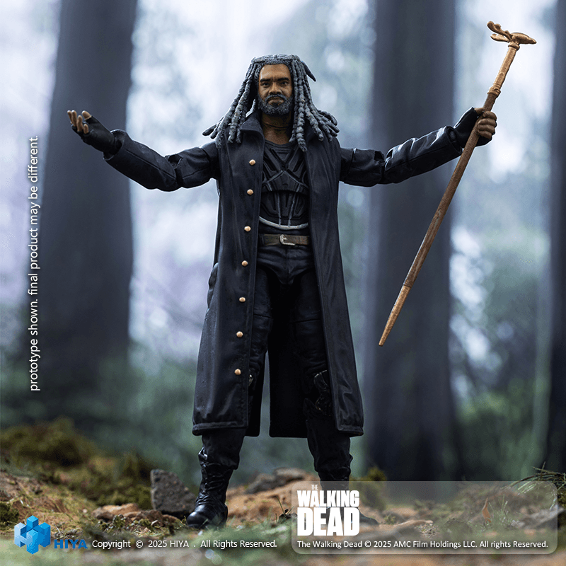 HIYA Exquisite Mini Series 118 Scale 4 Inch The Walking Dead Ezekiel Action Figure | 6957534204890