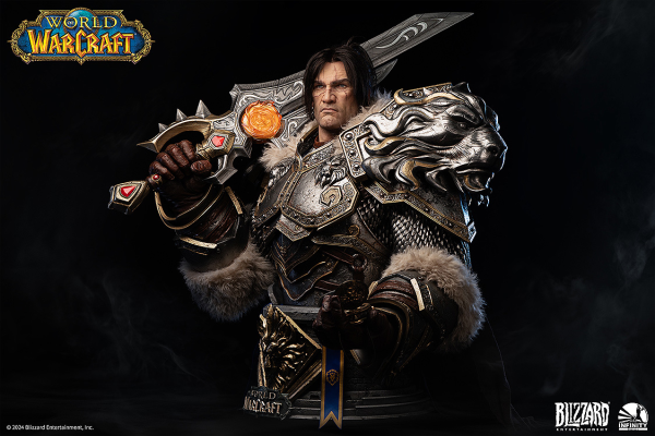 Infinity Studio Infinity Studio X Blizzard Entertainment Varian Wrynn life size bust(6972099322209)(6972099322209)