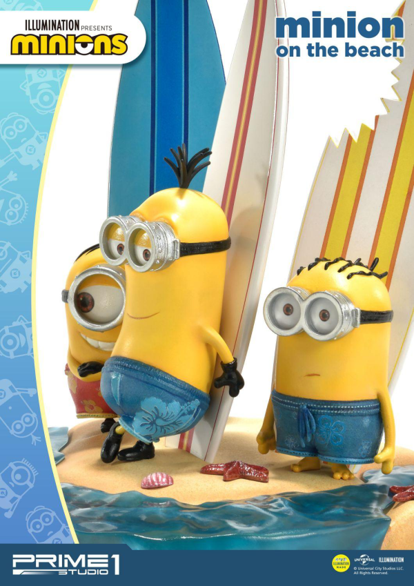 Prime 1 Studio Prime Collectible Figures Minions On The Beach(4562471908934)(4562471908934)