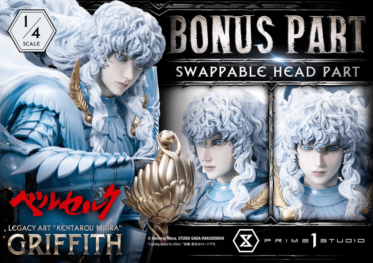 Legacy Art "Kentarou Miura" Berserk Griffith 1/4 Scale Bonus Version