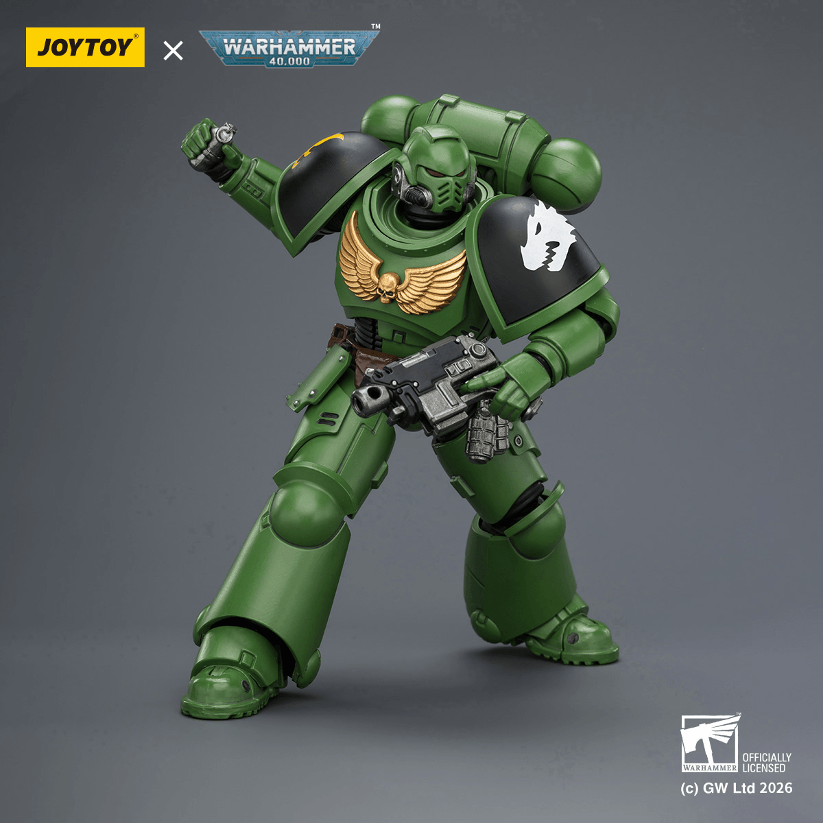 Salamanders Intercessor with Bolt Rifle, Bolt Pistol and Chainsword | 6927054403875