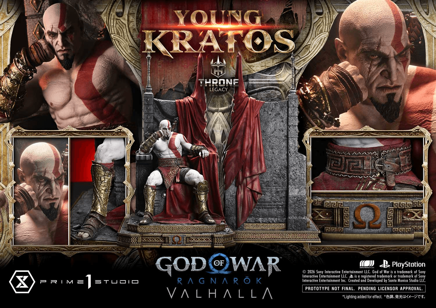 Throne Legacy God of War: Ragnarok Young Kratos | 4582647123404