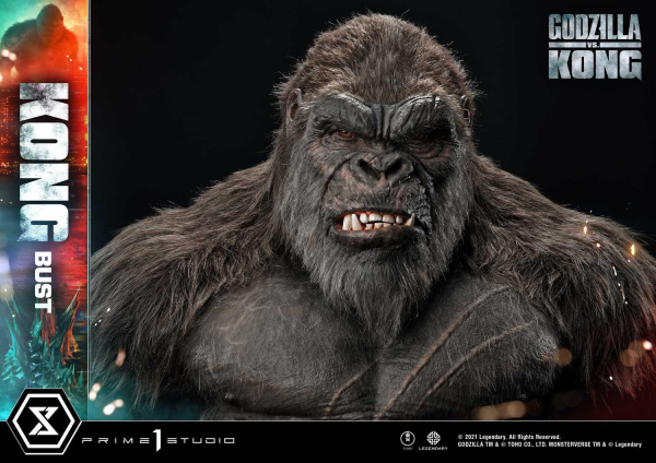 Prime 1 Studio Life Size Bust Godzilla vs Kong (Film) Kong | 4580708032122