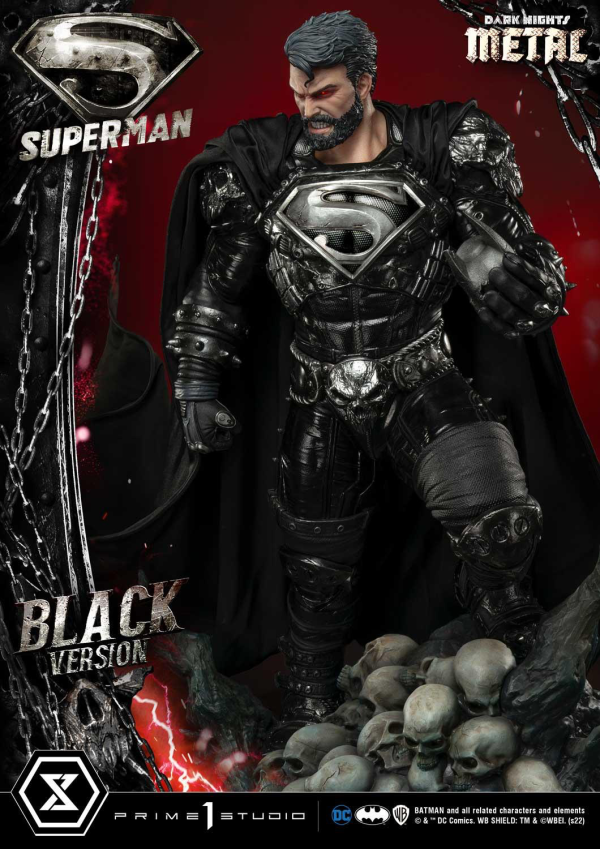 Prime 1 Studio Museum Masterline Dark Nights: Metal (Comics) Superman Black Version | 4580708043500