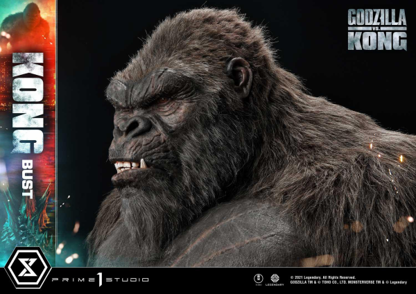 Prime 1 Studio Life Size Bust Godzilla vs Kong (Film) Kong | 4580708032122