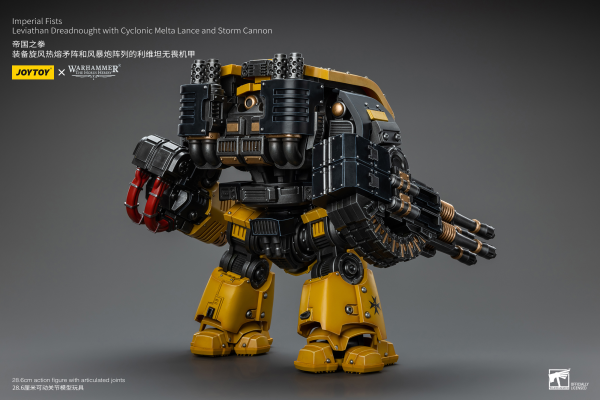 Joy Toy Imperial Fists Leviathan Dreadnought with Cyclonic Melta Lance and Storm Cannon