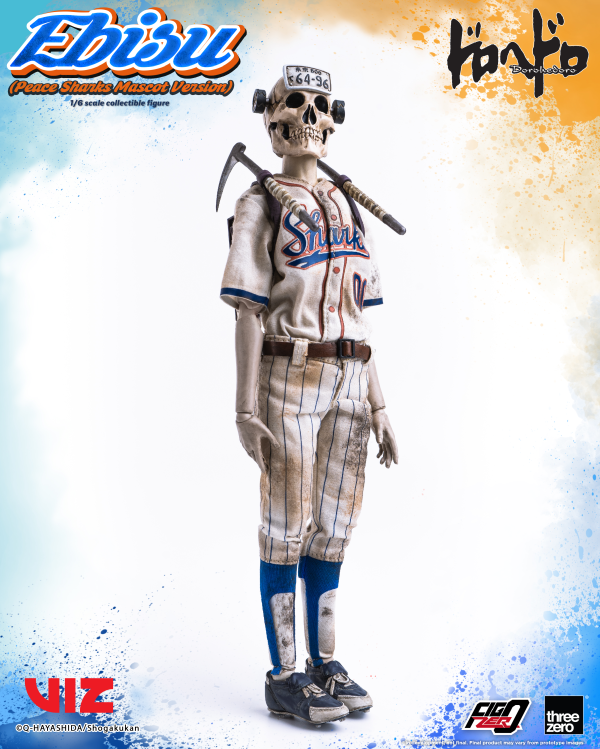 threezero Dorohedoro - FigZero Ebisu (Peace Sharks Mascot Version) | 4895250815391