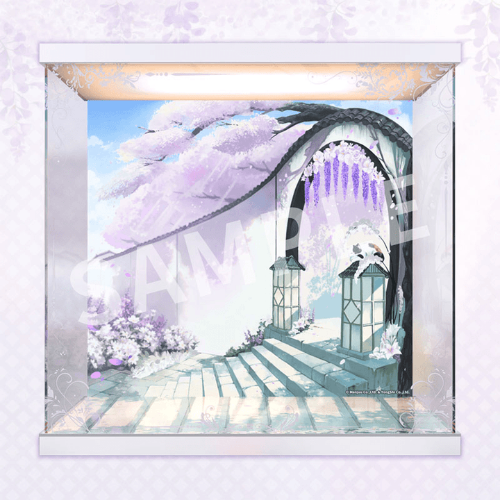 1/7 Scale [Azur Lane] LED Acrylic Display Box for Musashi 「Purest Wisteria」Ver.