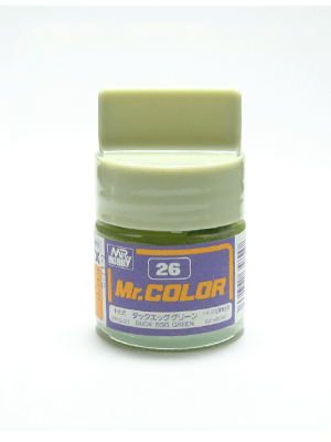 Mr Hobby Mr. Color 26 - Duck Egg Green (Semi-Gloss/Aircraft) | 4973028535846