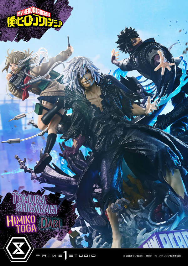 Prime 1 Studio Ultimate Premium Masterline My Hero Academia Tomura Shigaraki,Dabi,Himiko Toga DX Bonus Version(4582647121097)(4582647121097)
