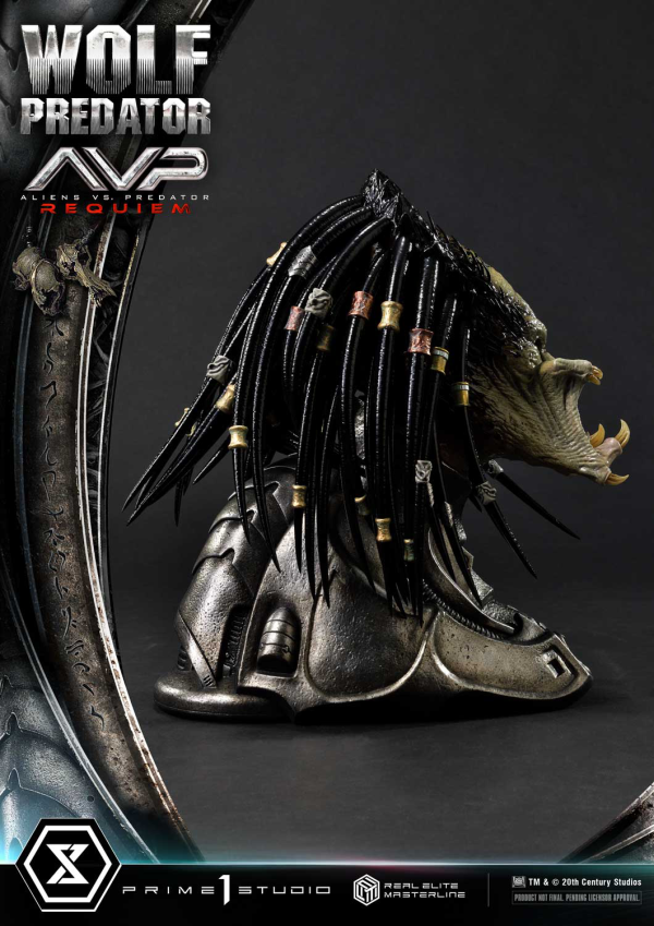 Prime 1 Studio Real Elite Masterline Aliens vs. Predator: Requiem Wolf Predator DX Bonus Version | 4582647121646