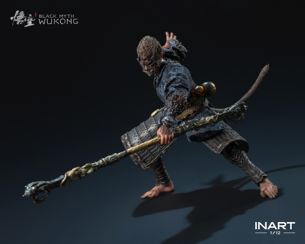 Queen Studios Black Myth: Wukong 1/12 Scale Action Figure - The Destined One in the Bronze Armor Set - Deluxe Version