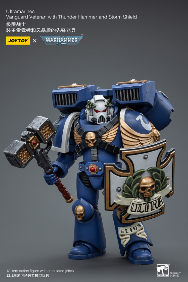 Joy Toy Ultramarines Vanguard Veteran with Thunder Hammer and Storm Shield(6973130378032)(6973130378032)