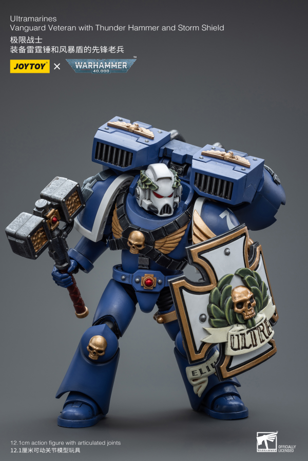 Joy Toy Ultramarines Vanguard Veteran with Thunder Hammer and Storm Shield(6973130378032)(6973130378032)