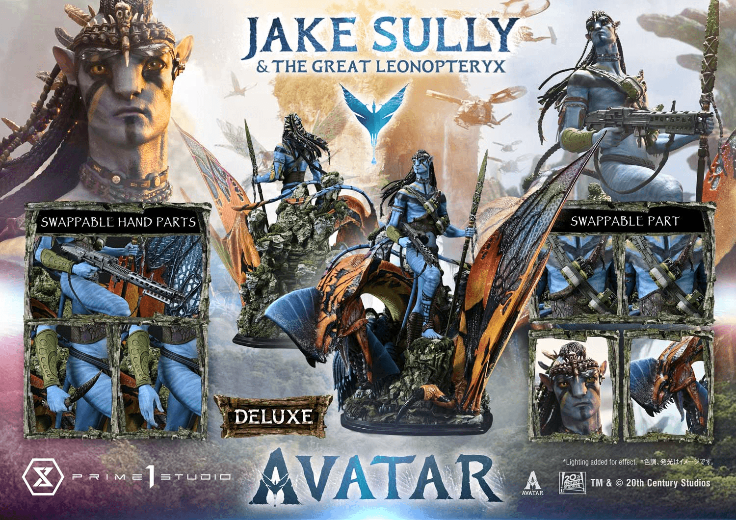 Real Elite Masterline Avatar (Film) Jake Sully &amp; The Great Leonopteryx Avatar Legacy Collection Deluxe Version | 4582647122964