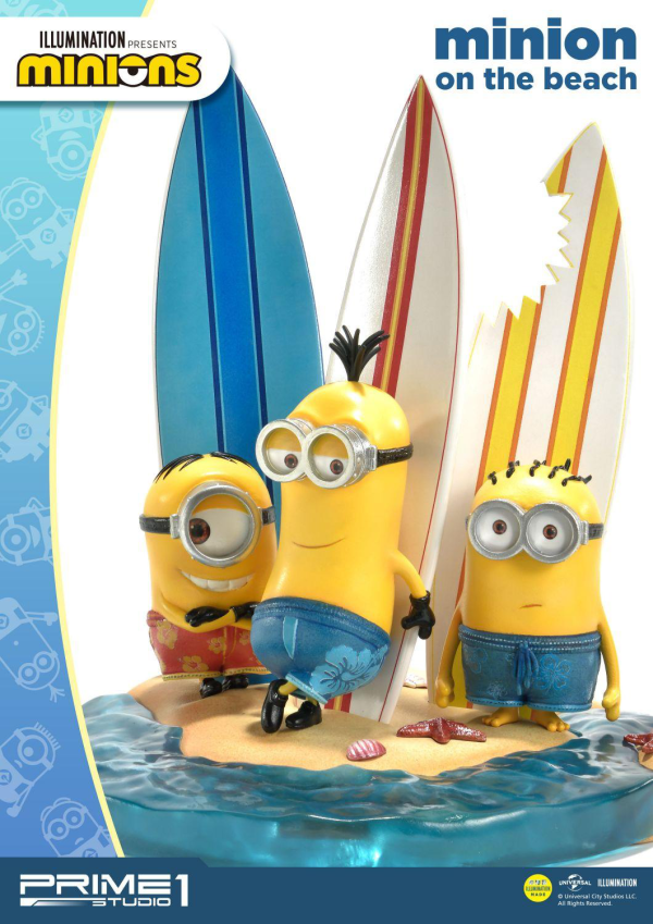 Prime 1 Studio Prime Collectible Figures Minions On The Beach(4562471908934)(4562471908934)