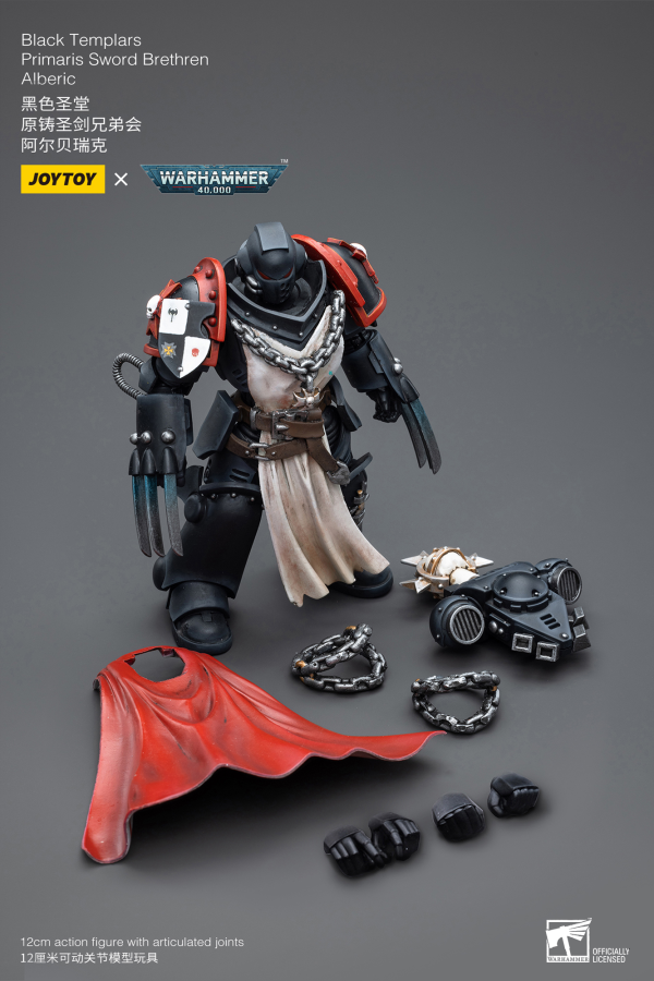 Joy Toy Black Templars Primaris Sword Brethren Alberic(6973130373822)(6973130373822)